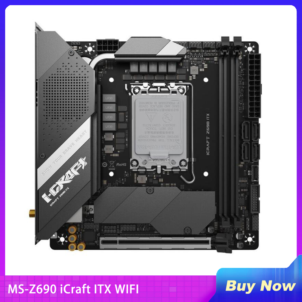 Lga1700 Itx Motherboard Ddr5 - New MS-Z690 iCraft ITX WIFI Desktop
